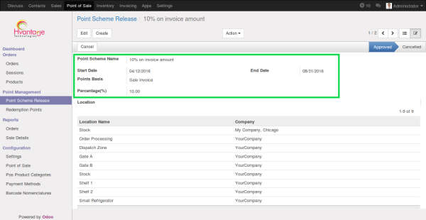 On Sales Invoice Screenshot1 | POS Loyalty Management ERP Solutions -HvantageTechnologies.com