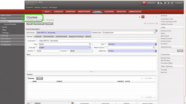 Courses Screenshot1 | Training Management ERP - HvantageTechnologies.com
