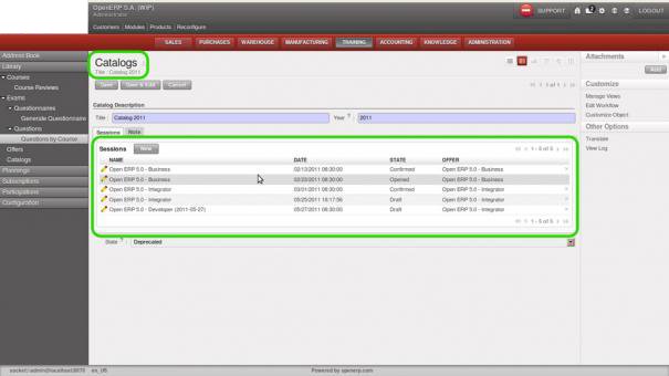 Catalogues Screenshot4 | Training Management ERP - HvantageTechnologies.com