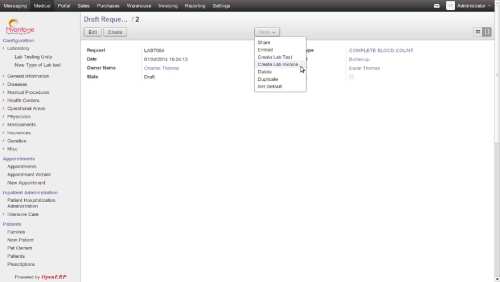 Invoices Screenshot6 | Veterinary Medical Management ERP Solutons - HvantageTechnologies.com