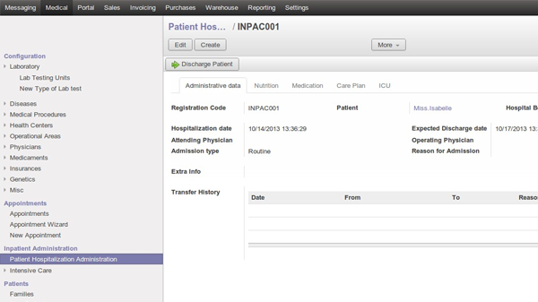  ERP Software for Inpatient Registration - HvantageTechnologies.com 
