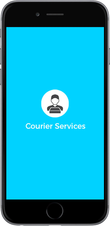Courier mobile app Developed by HvantageTechnologies.com 