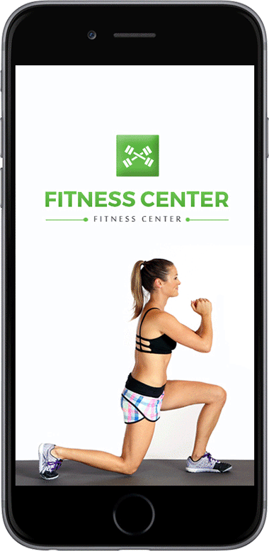 fitness center mobile application Developed by HvantageTechnologies.com