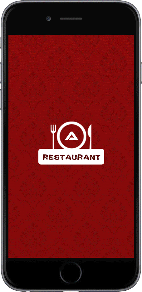 Restaurant mobile app Developed by HvantageTechnologies.com