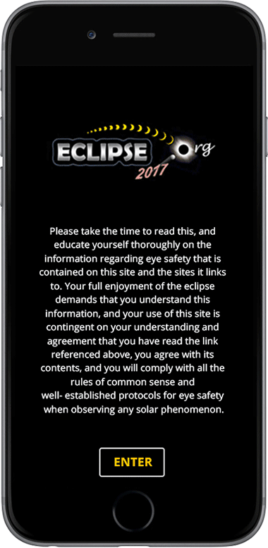 Solar Eclipse mobile application Developed by HvantageTechnologies.com