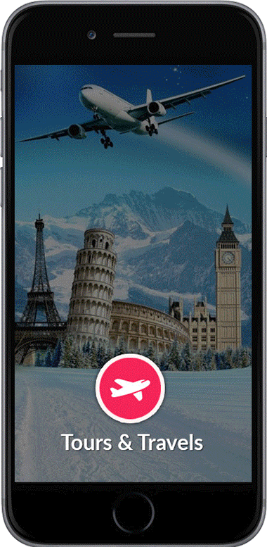 tours & Travels mobile application Developed by HvantageTechnologies.com