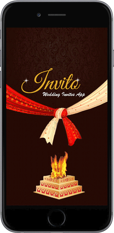Hvantage Wedding Invitation Mobile App Gif