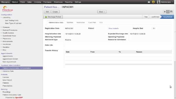 Patient Admission Records Screenshot4 | Veterinary Medical Management ERP Solutons - HvantageTechnologies.com